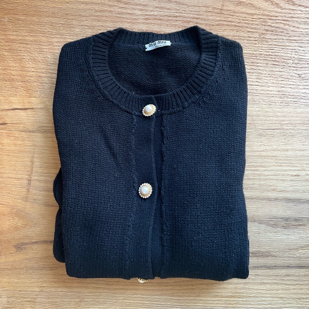 Miu Miu cashmere sweater cardigan